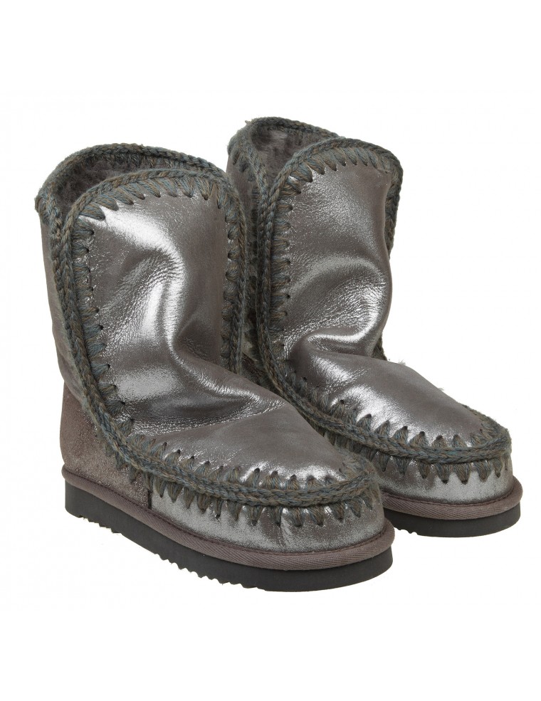 mou boots mou quot eskimo 24 quot metallic shearling boots color taupe fur mou boots mou quot eskimo 24 quot metallic shearling boots color taupe fur
