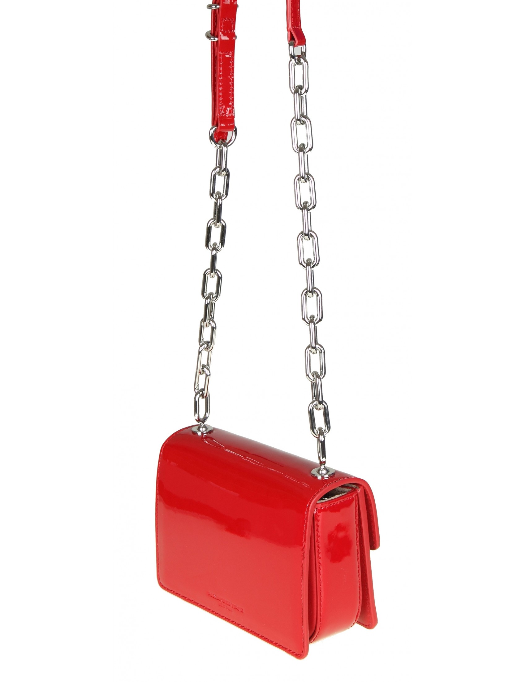 Borsa sales vernice rossa