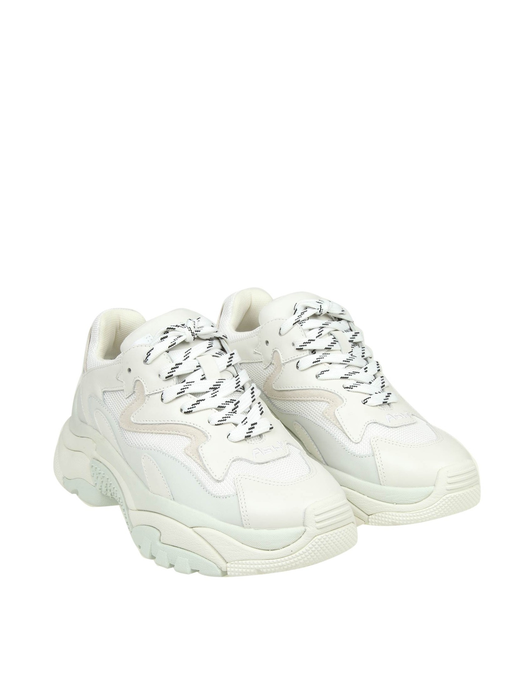 ash addict sneakers white