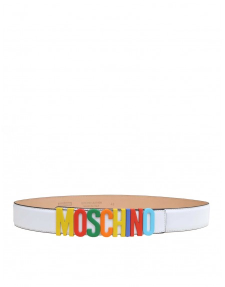 moschino multicolor belt