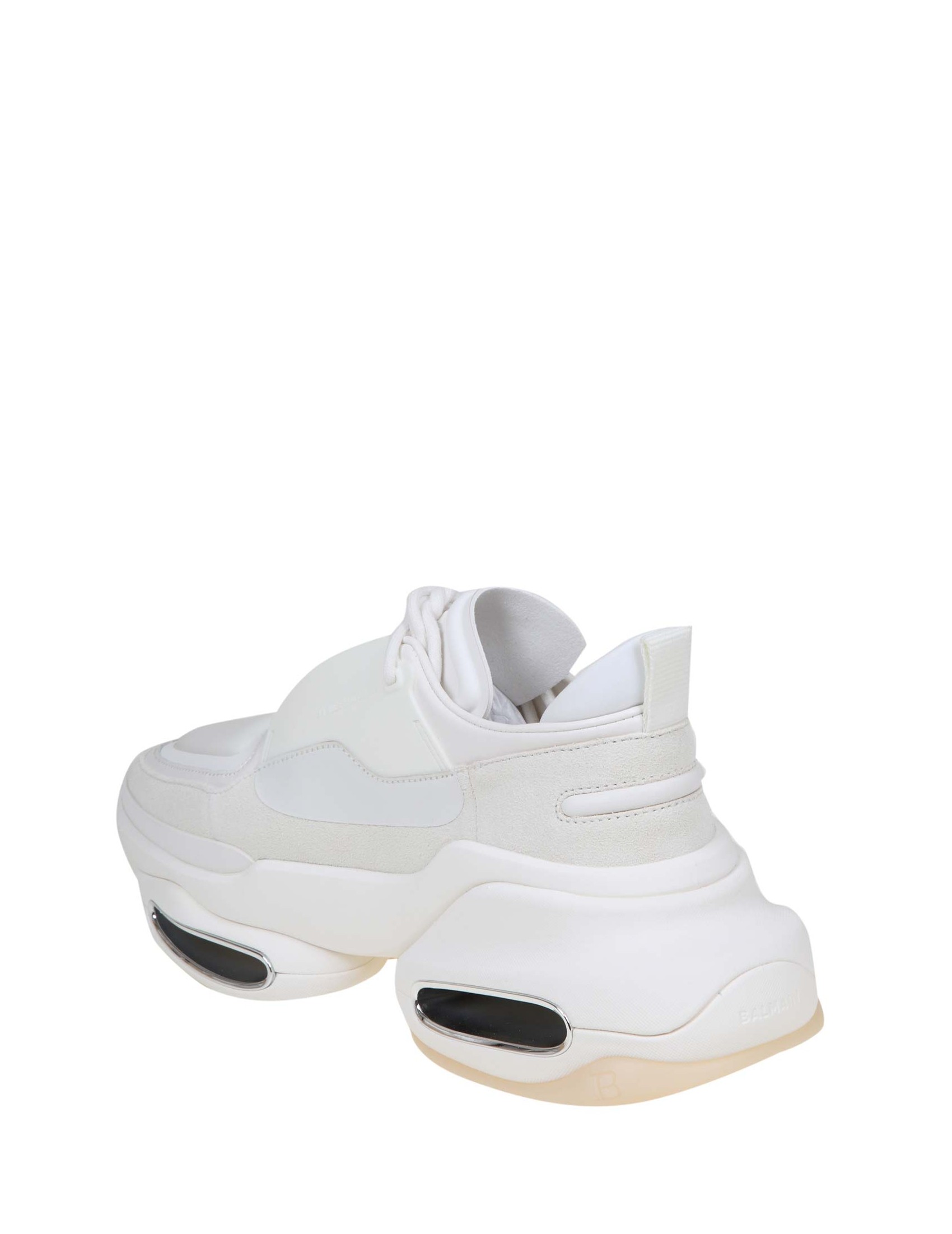 SneakersBalmain in Gomma di colore Bianco Donna Sneakers da Sneakers Balmain 