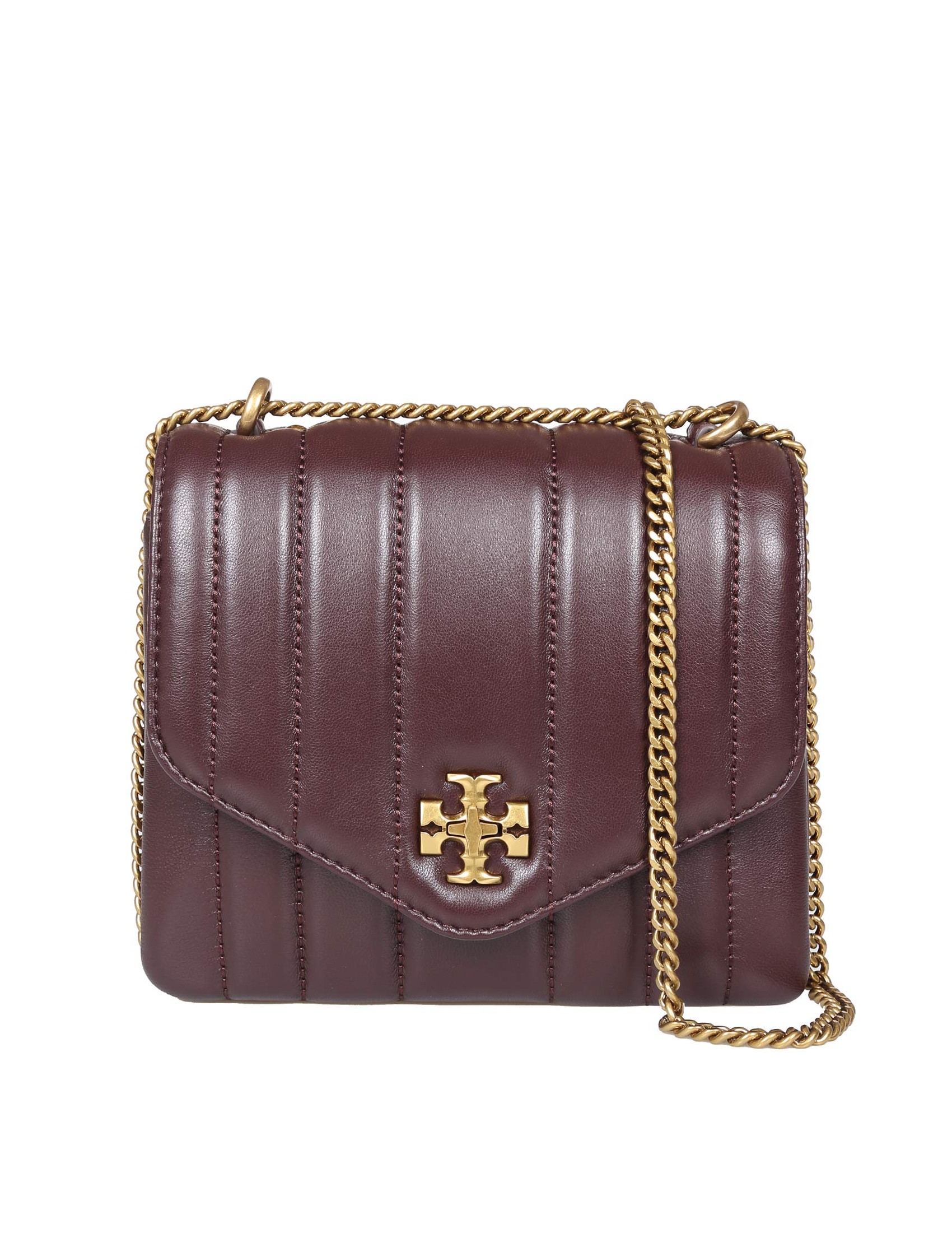 TORY BURCH KIRA SQUARE CROSSBODY IN QUILTED LEATHER