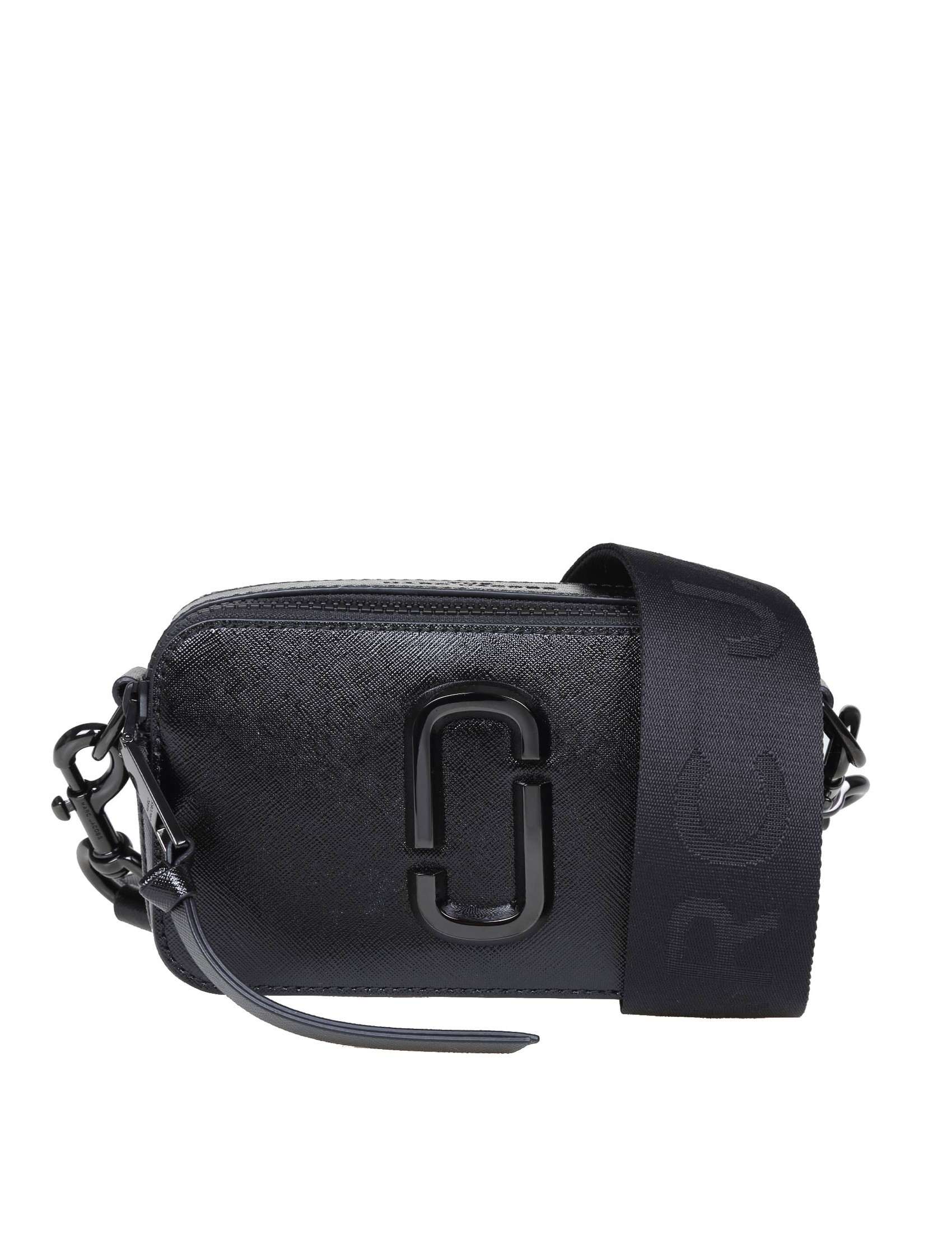 MARC JACOBS SNAPSHOT IN BLACK LEATHER