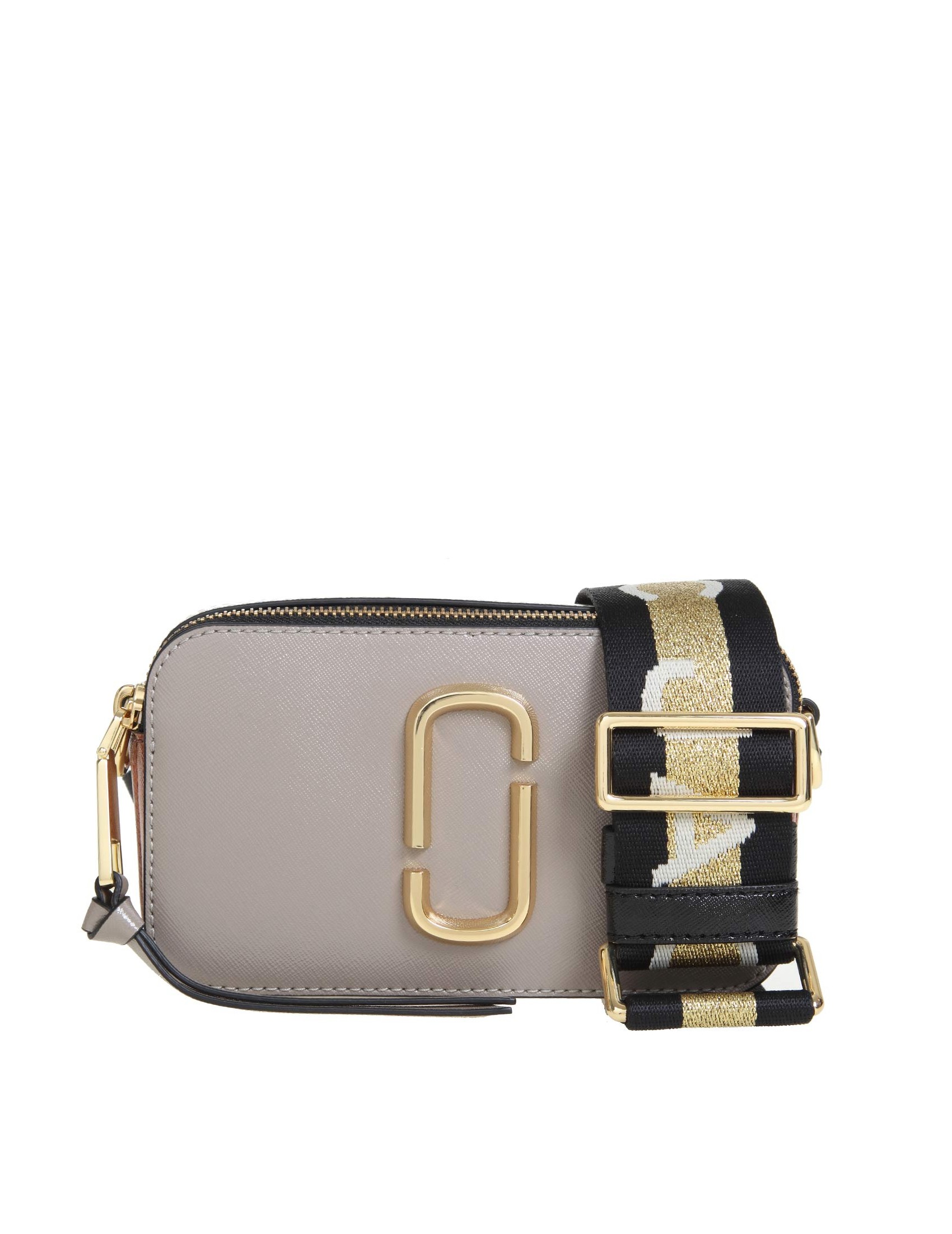 MARC JACOBS SNAPSHOT BAG IN POWDER COLOR LEATHER