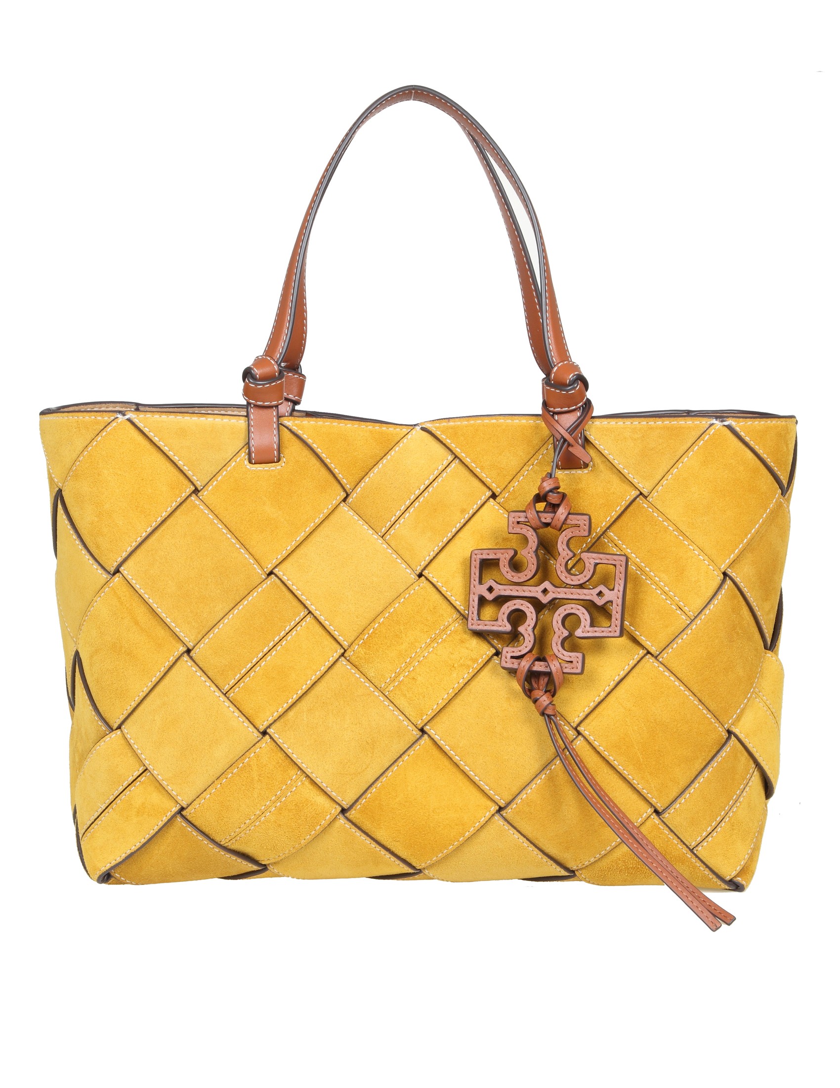 TORY BURCH SHOPPING MILLER IN SUEDE COLOR OAK