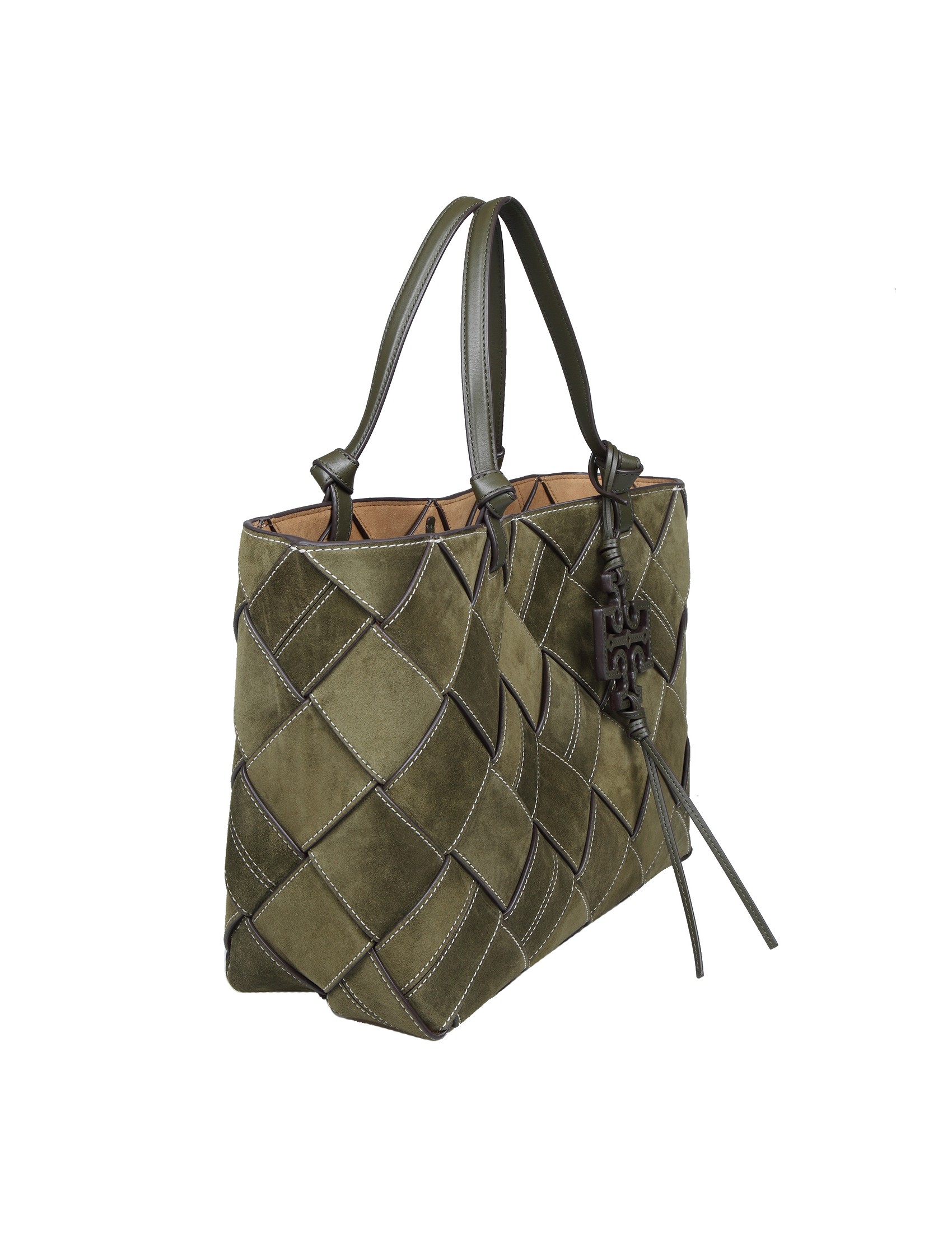 TORY BURCH SHOPPING MILLER IN SUEDE COLOR GREEN