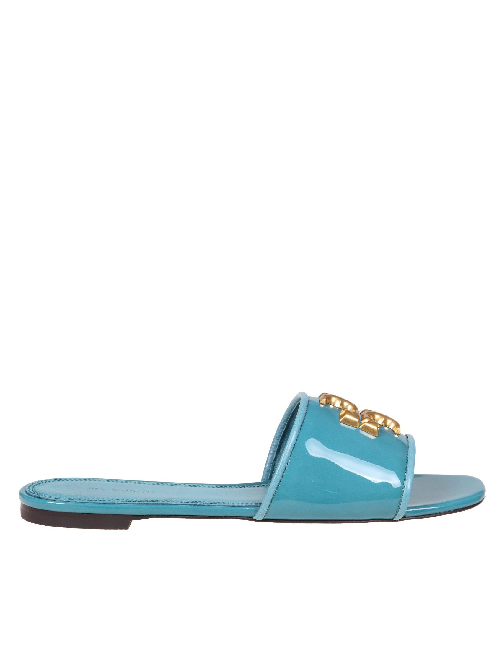 TORY BURCH SLIDE ELEANOR IN PATENT LEATHER