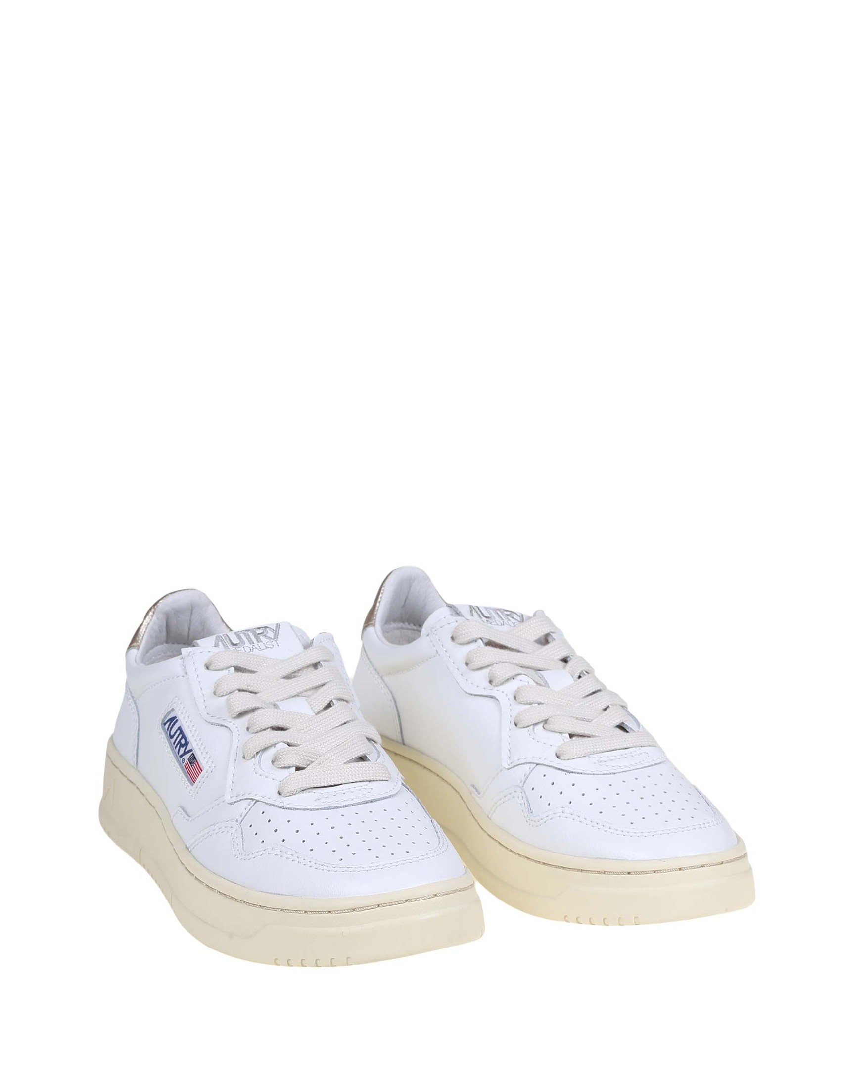 Sneakers bianco deals e oro