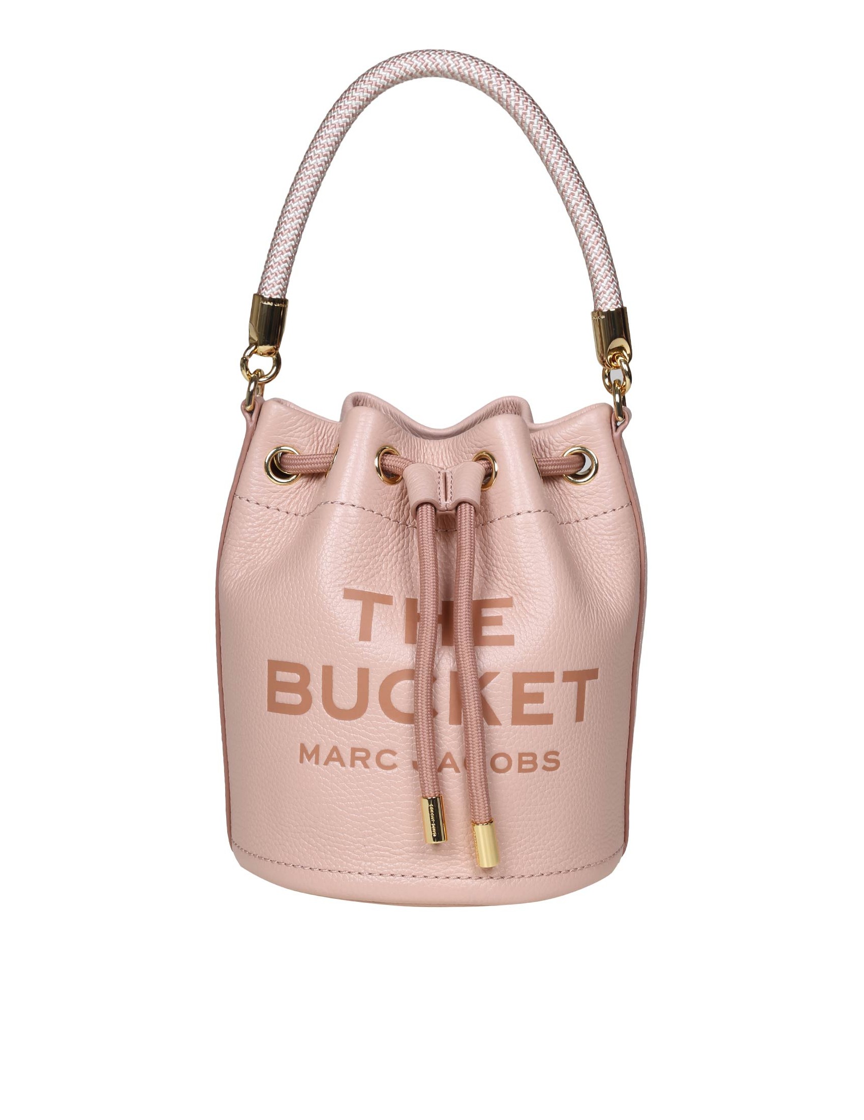 MARC JACOBS THE BUCKET PINK LEATHER WOMEN'S BAG