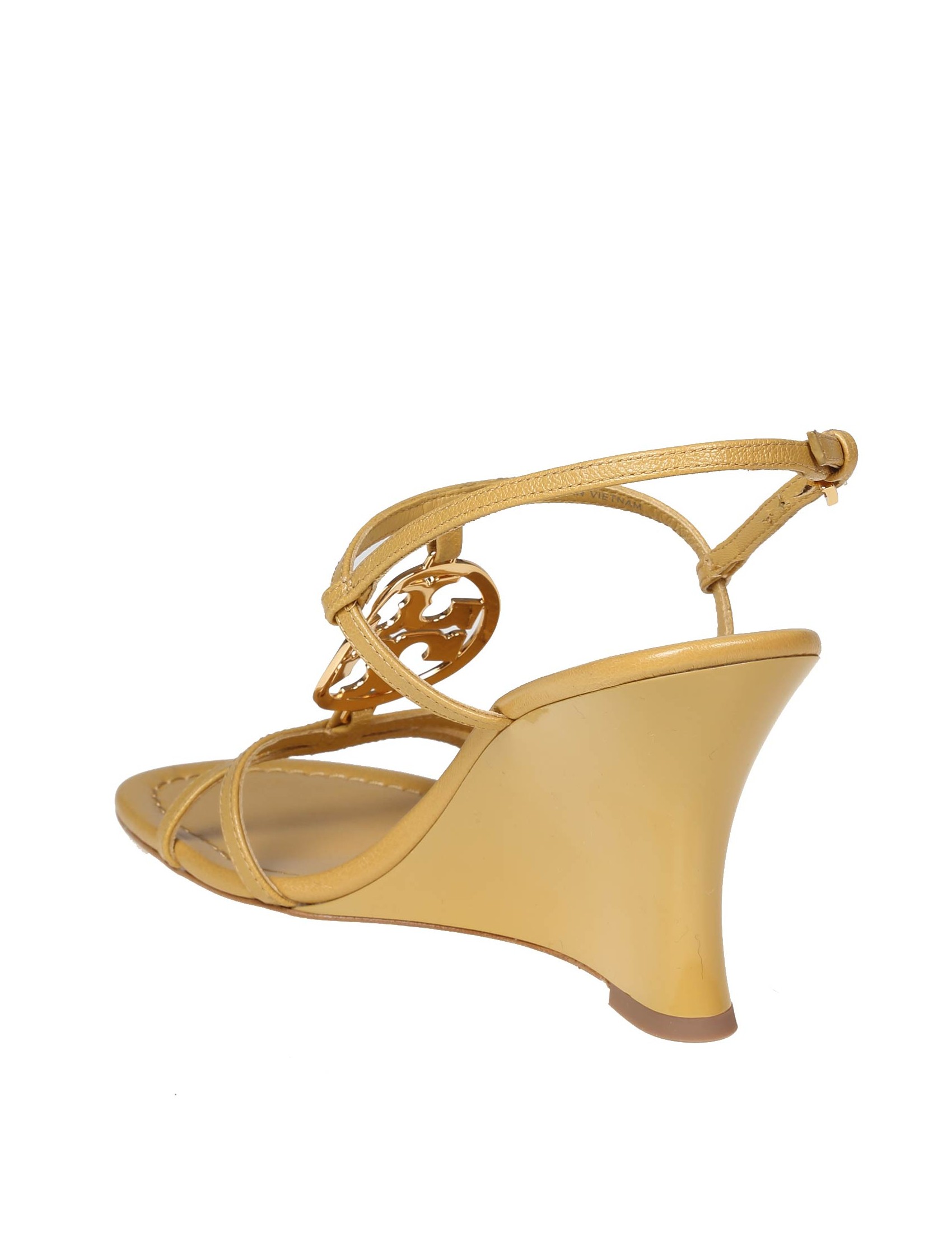 TORY BURCH CAPRI MILLER WEDGE SANDAL IN LEATHER TORY BURCH CAPRI MILLER WEDGE SANDAL IN LEATHER