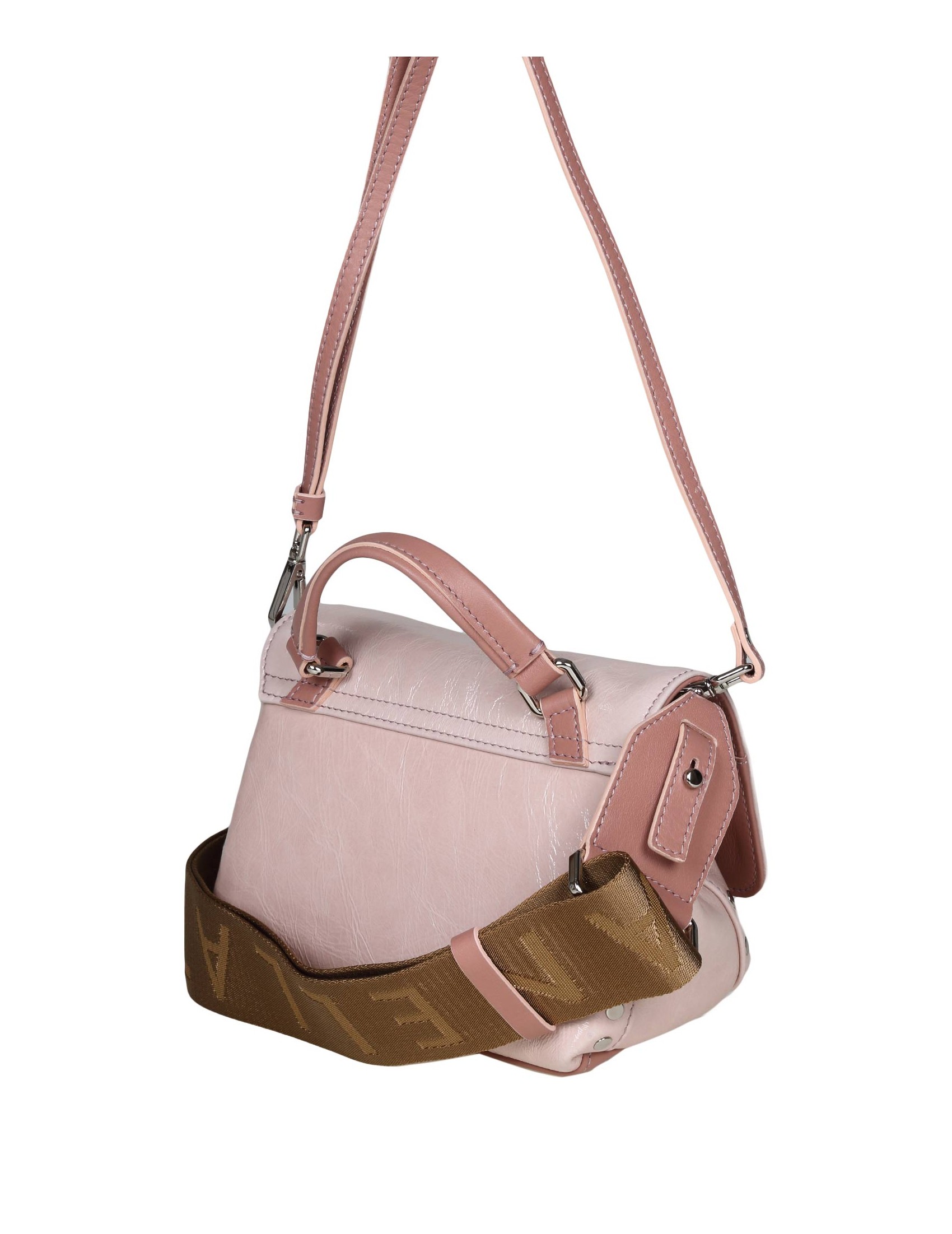 ZANELLATO POSTINA BABY CITY OF ANGELS IN PINK LEATHER
