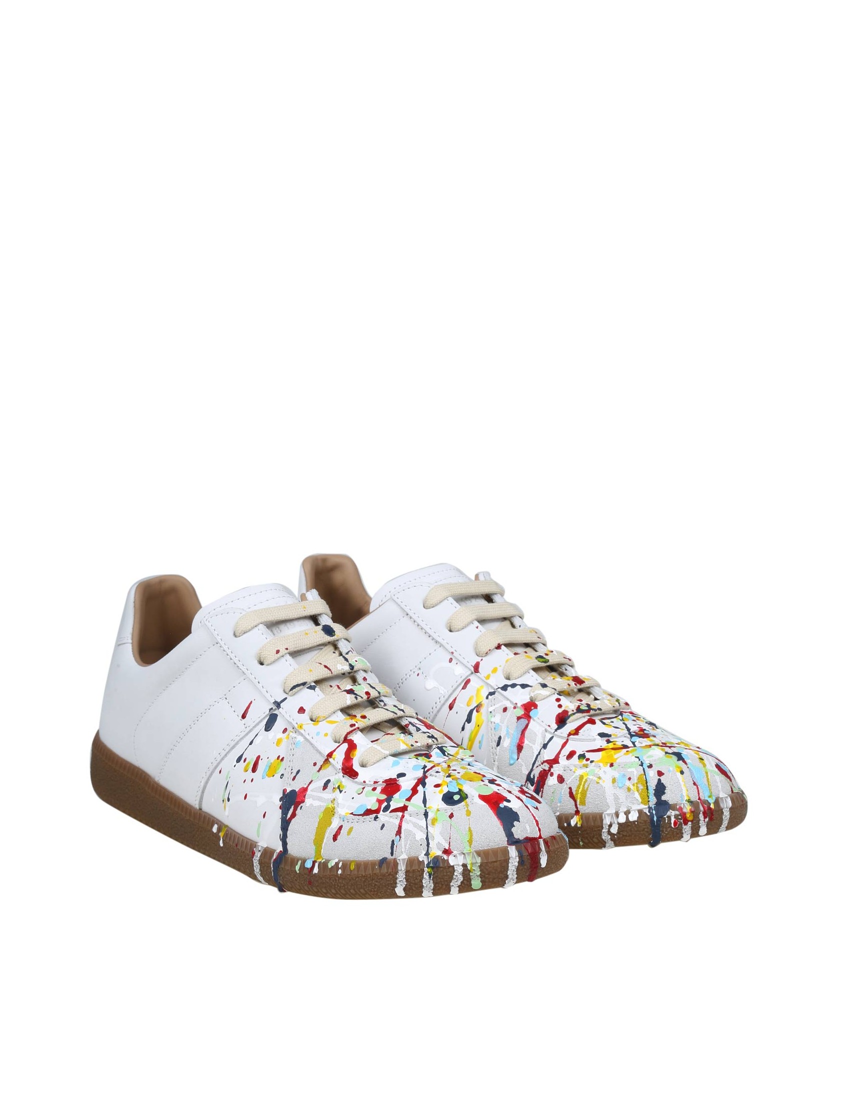 MARGIELA LEATHER REPLICA WITH POLLOCK DETAIL