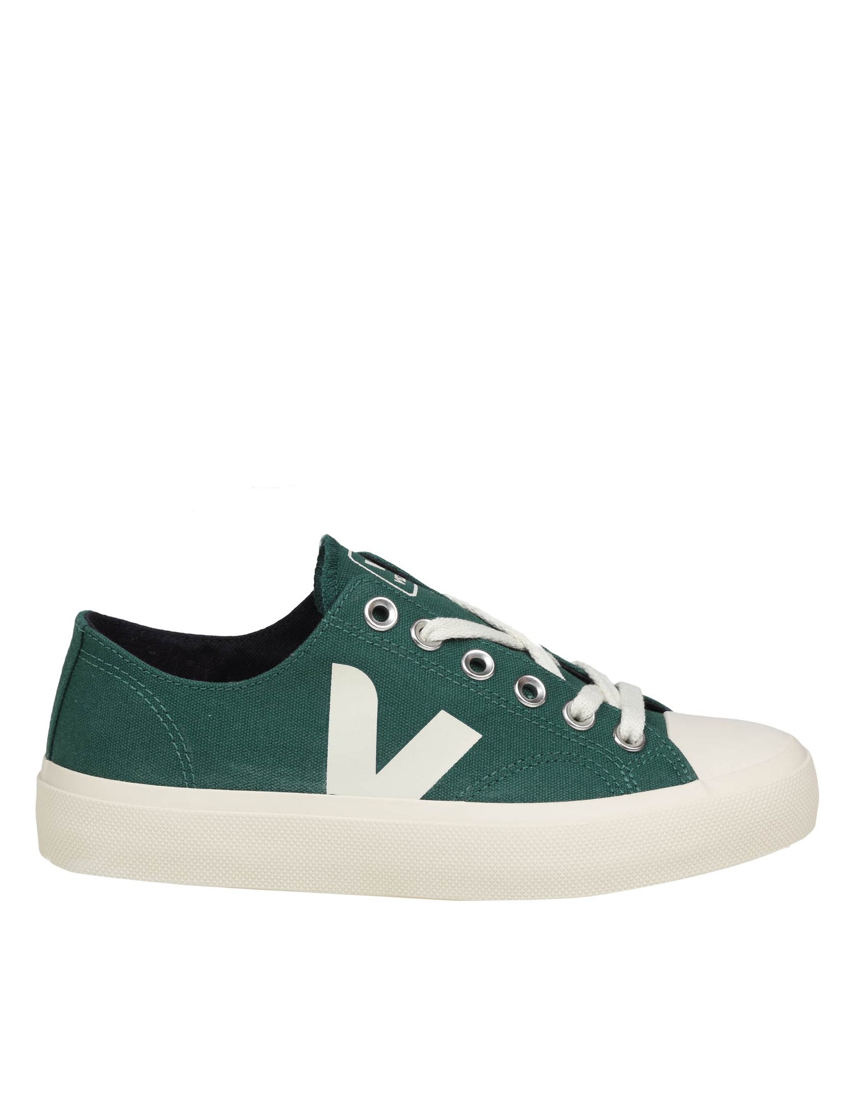 VEJA WATA SNEAKERS IN GREEN CANVAS