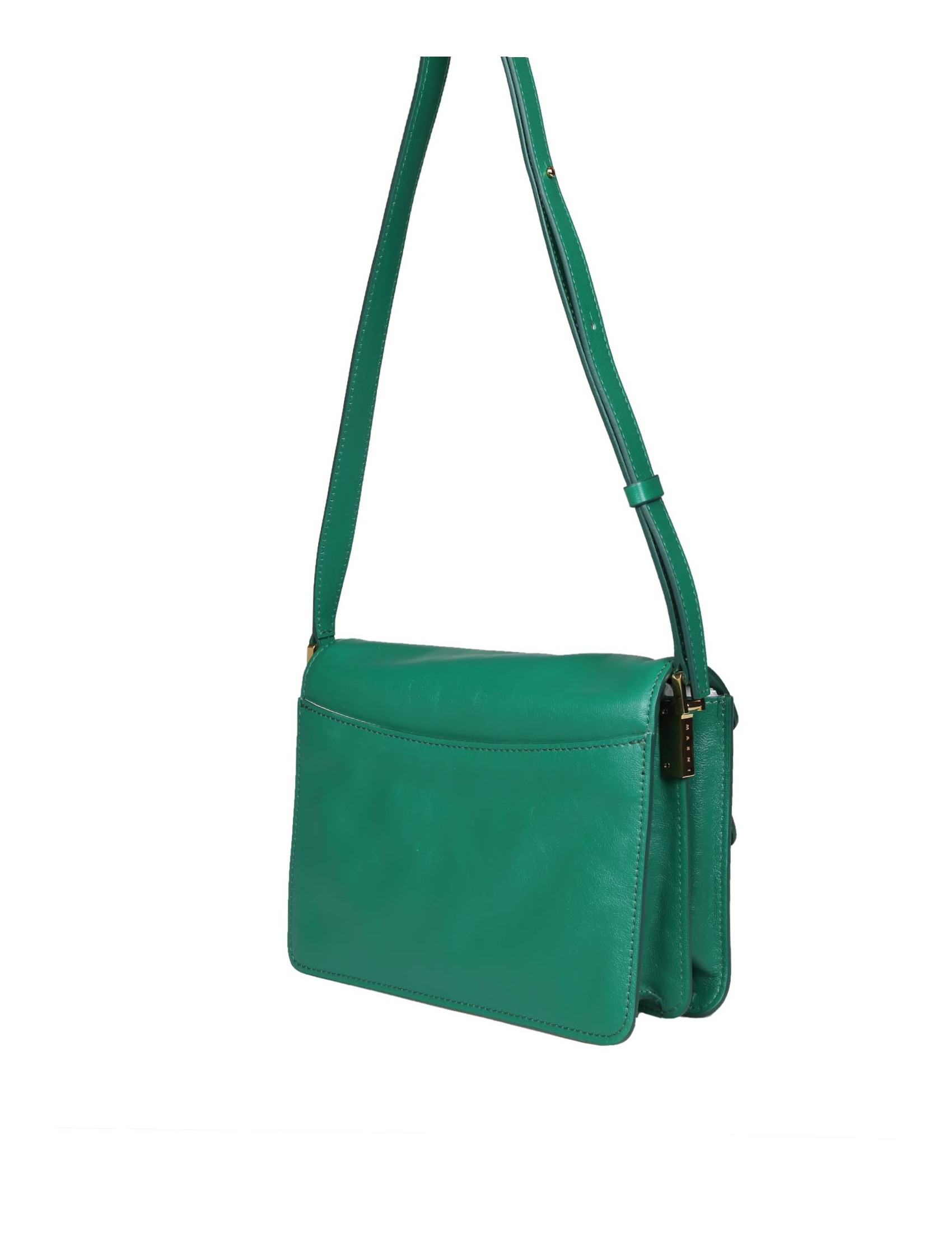 Marni Trunk Mini Bag in Green Leather ref.442844 - Joli Closet