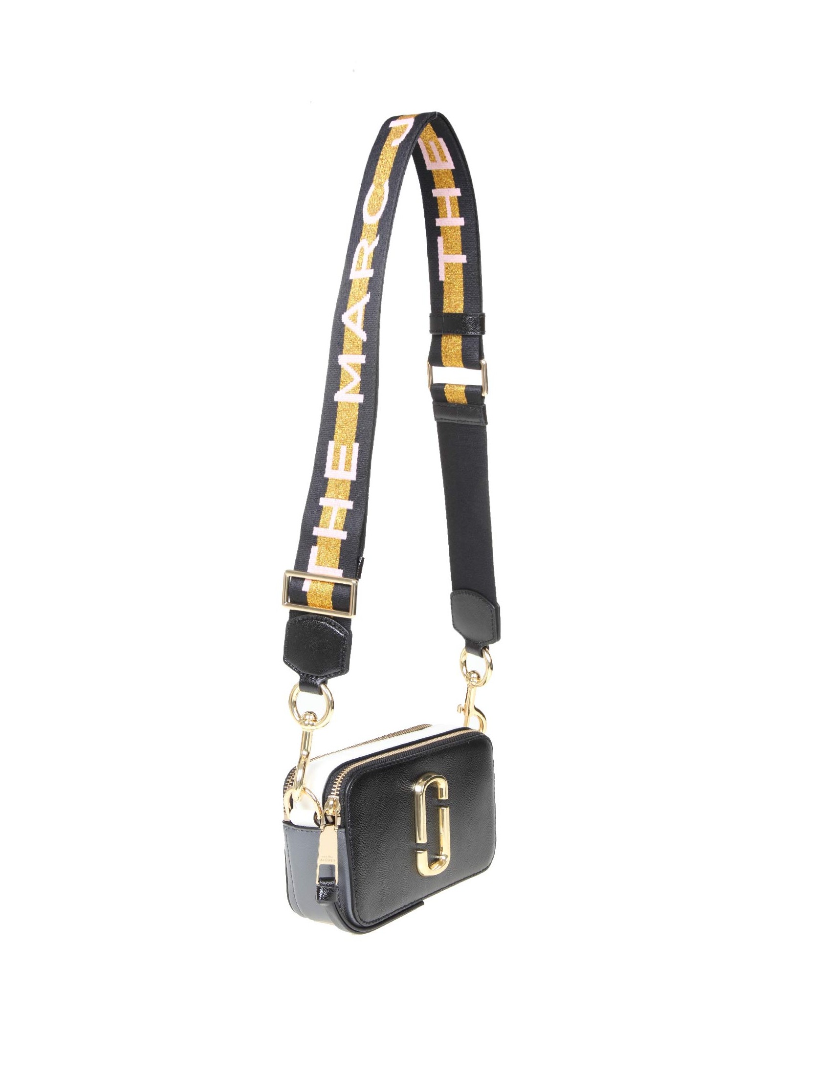 Marc Jacobs Snapshot Shoulder Strap In Black