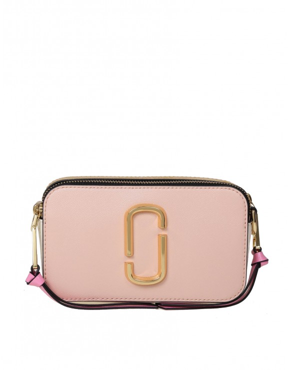 Snapshot leather handbag Marc Jacobs Pink in Leather - 24472413