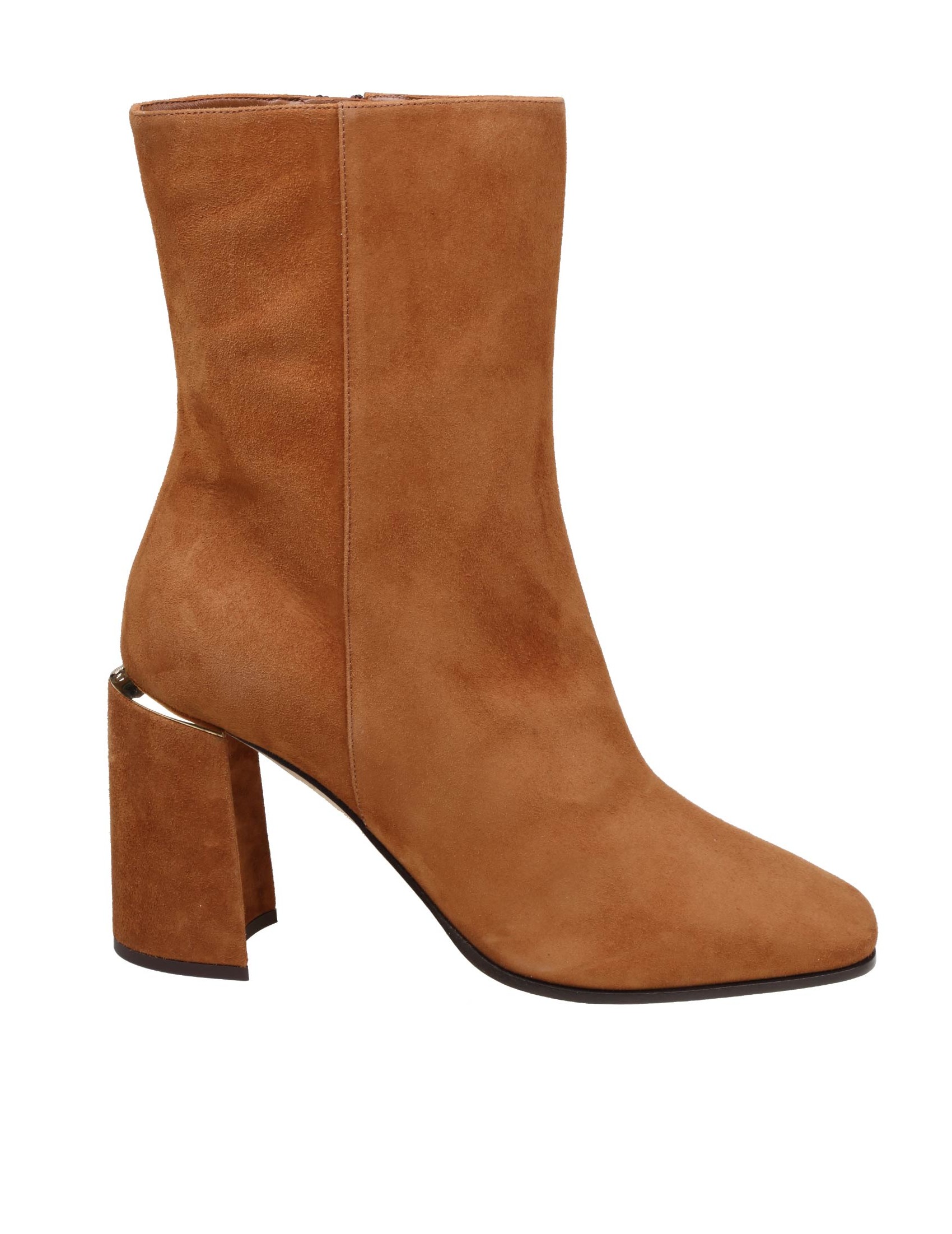 JIMMY CHOO LOREN AB 85 ANKLE BOOTS IN TAN COLOR SUEDE