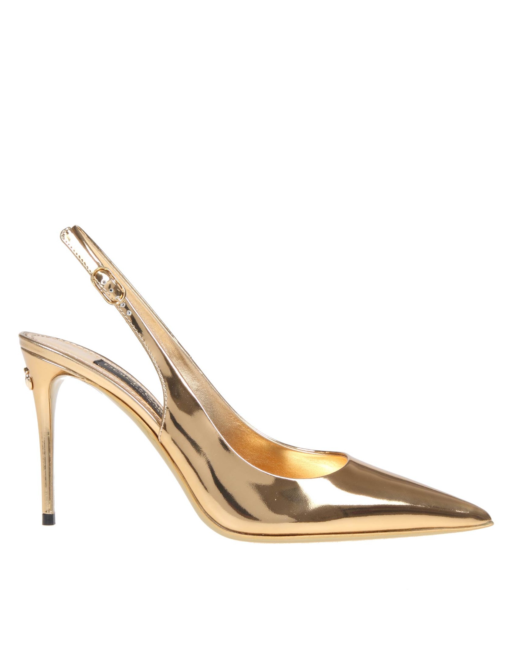 Gold on sale mirror shoes