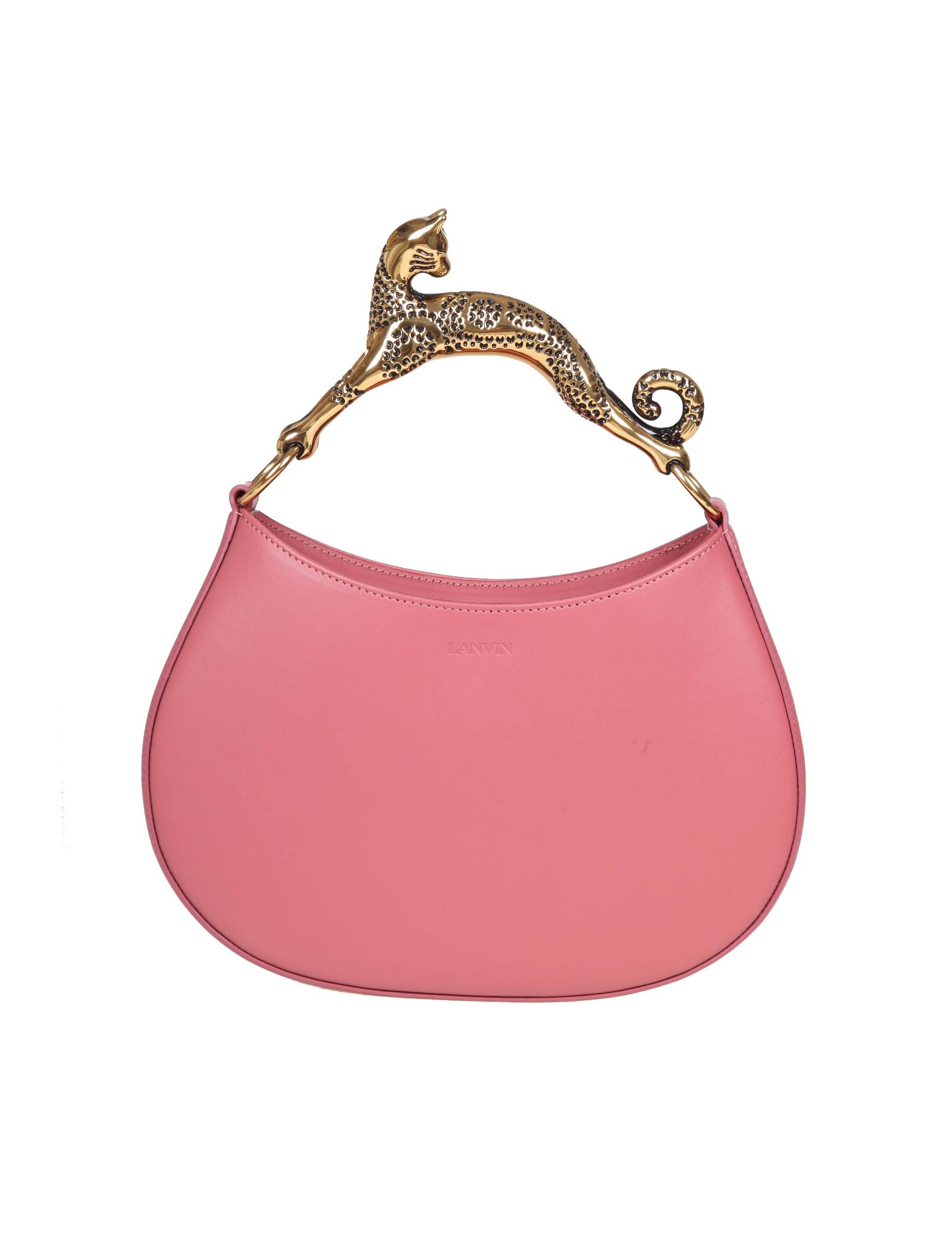 LANVIN HOBO CAT BAG IN PINK LEATHER