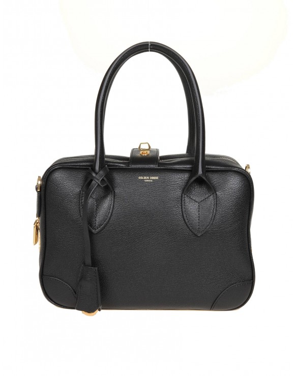 GOLDEN GOOSE BORSA BAULETTO VITA IN PELLE COLORE NERO