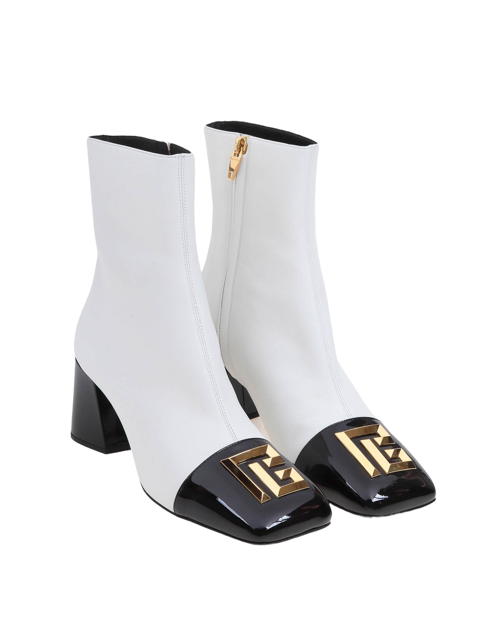Stivaletto bianco e nero discount