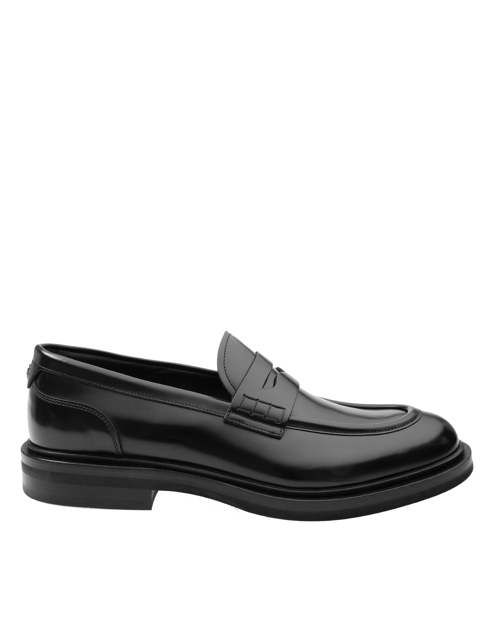 DOLCE GABBANA MOCASSINO ALTAVILLA IN PELLE COLORE NERO