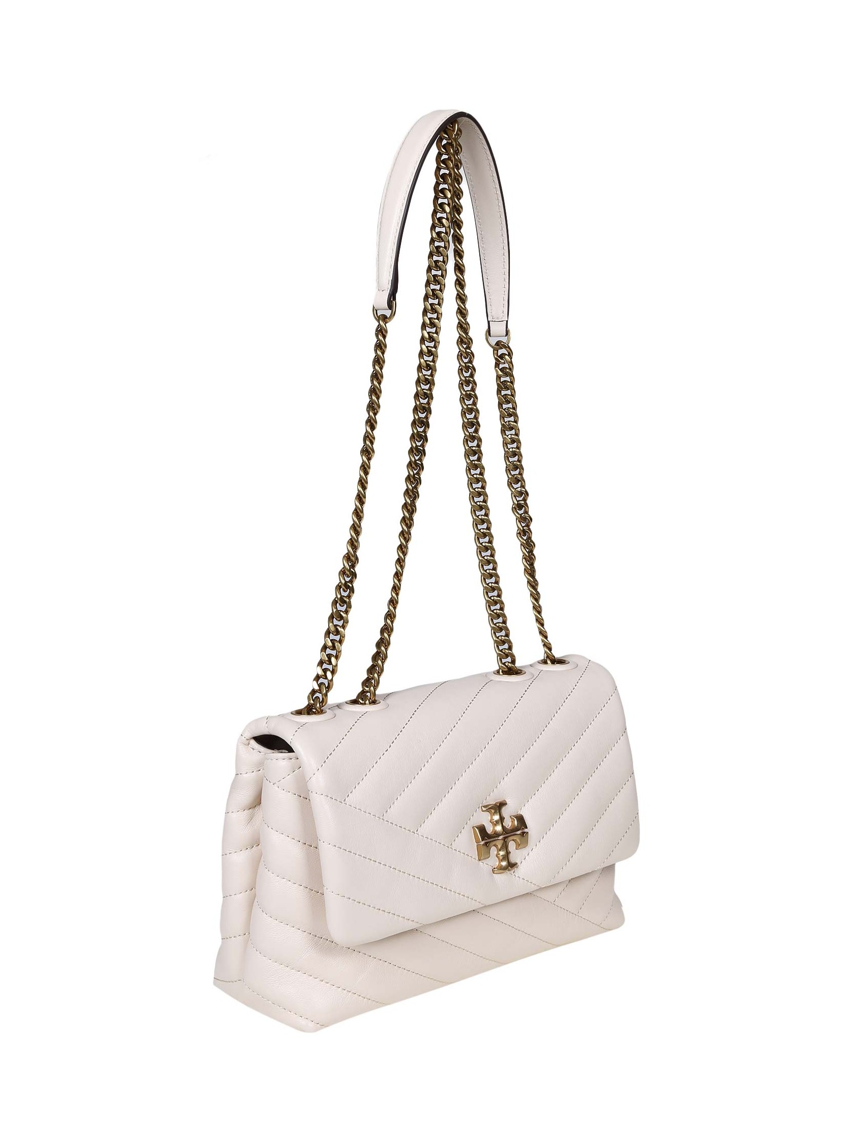 TORY BURCH KIRA CHEVRON SMALL LEATHER BAG