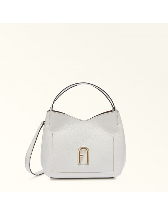 FURLA PRIMULA S HOBO IN PELLE COLORE BIANCO