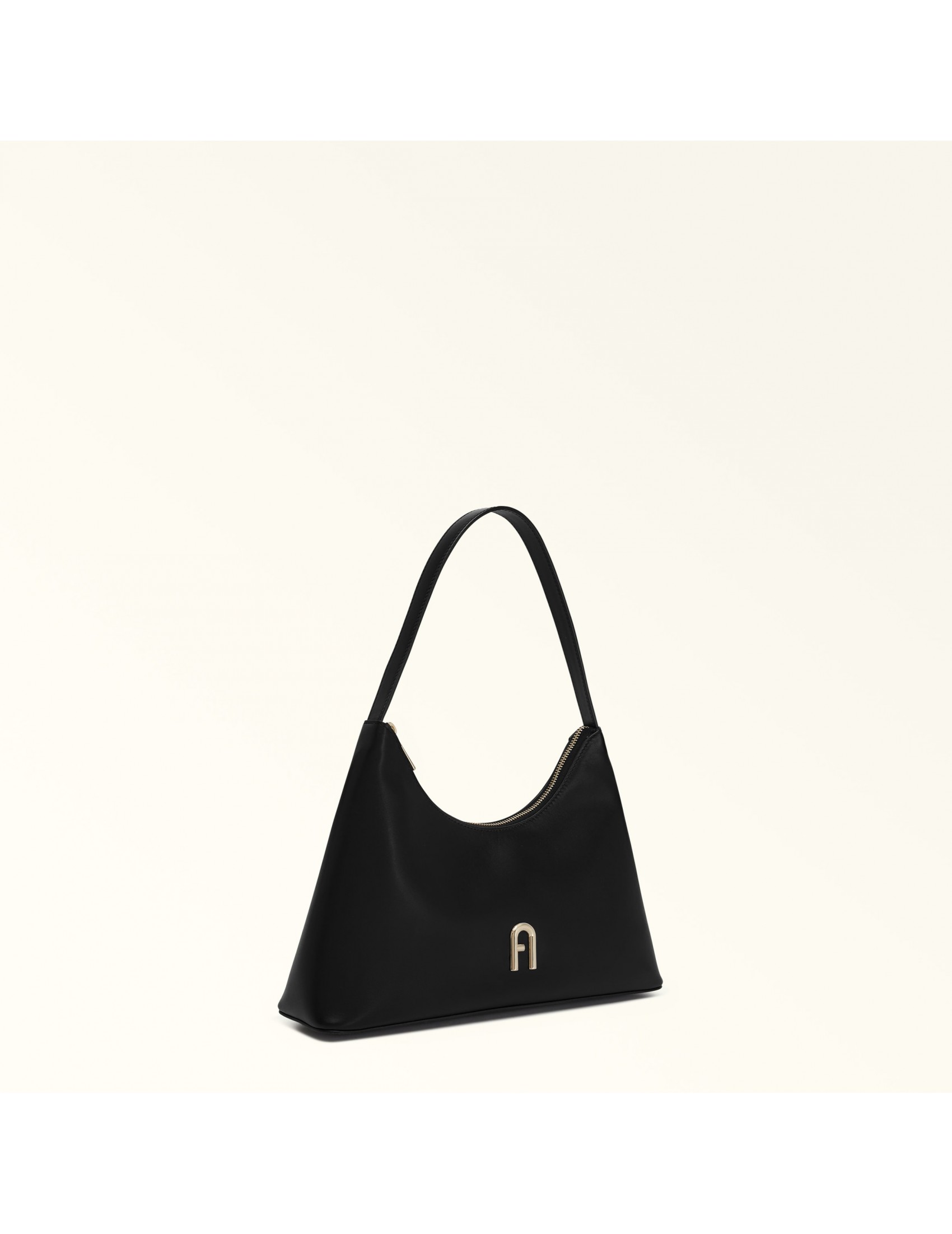 FURLA BORSA A SPALLA DIAMANTE IN PELLE COLORE NERO