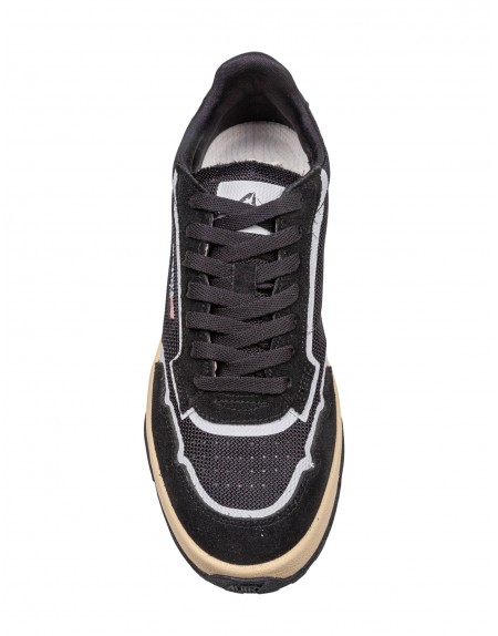 AUTRY WILDPACE SNEAKERS IN MESH AND SUEDE COLOR BLACK