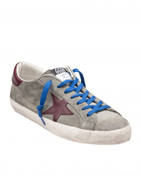 GOLDEN GOOSE SNEAKERS SUPER STAR IN CAMOSCIO COLORE GREEN E KENYA