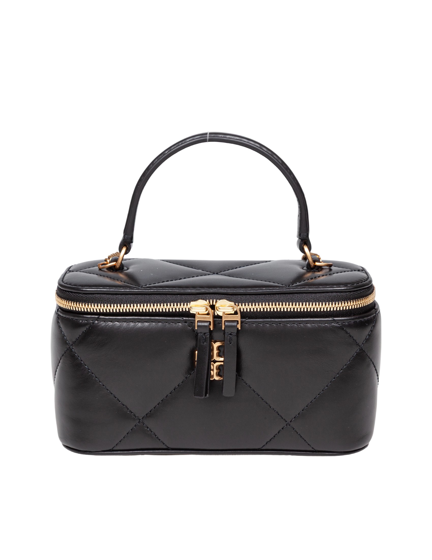 TORY BURCH PORTAGIOIE KIRA DIAMOND QUILT IN PELLE COLORE NERO