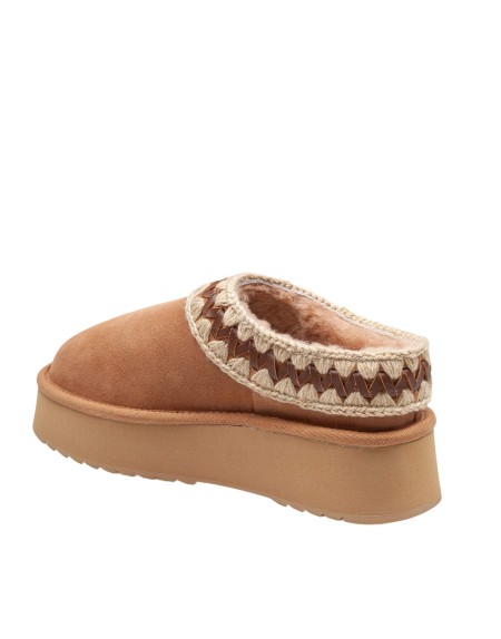 MOU CLOG PLATFORM IN CAMOSCIO COLORE SAVANA