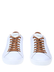 LEATHER CROWN SNEAKERS IN WHITE LEATHER