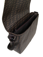 FENDI MESSENGER BAG IN LOGO FABRIC