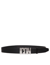 DSQUARED2 CINTURA IN PELLE CON LOGO