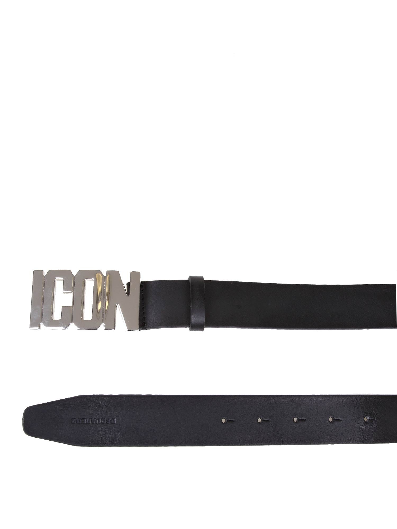DSQUARED2 CINTURA IN PELLE CON LOGO