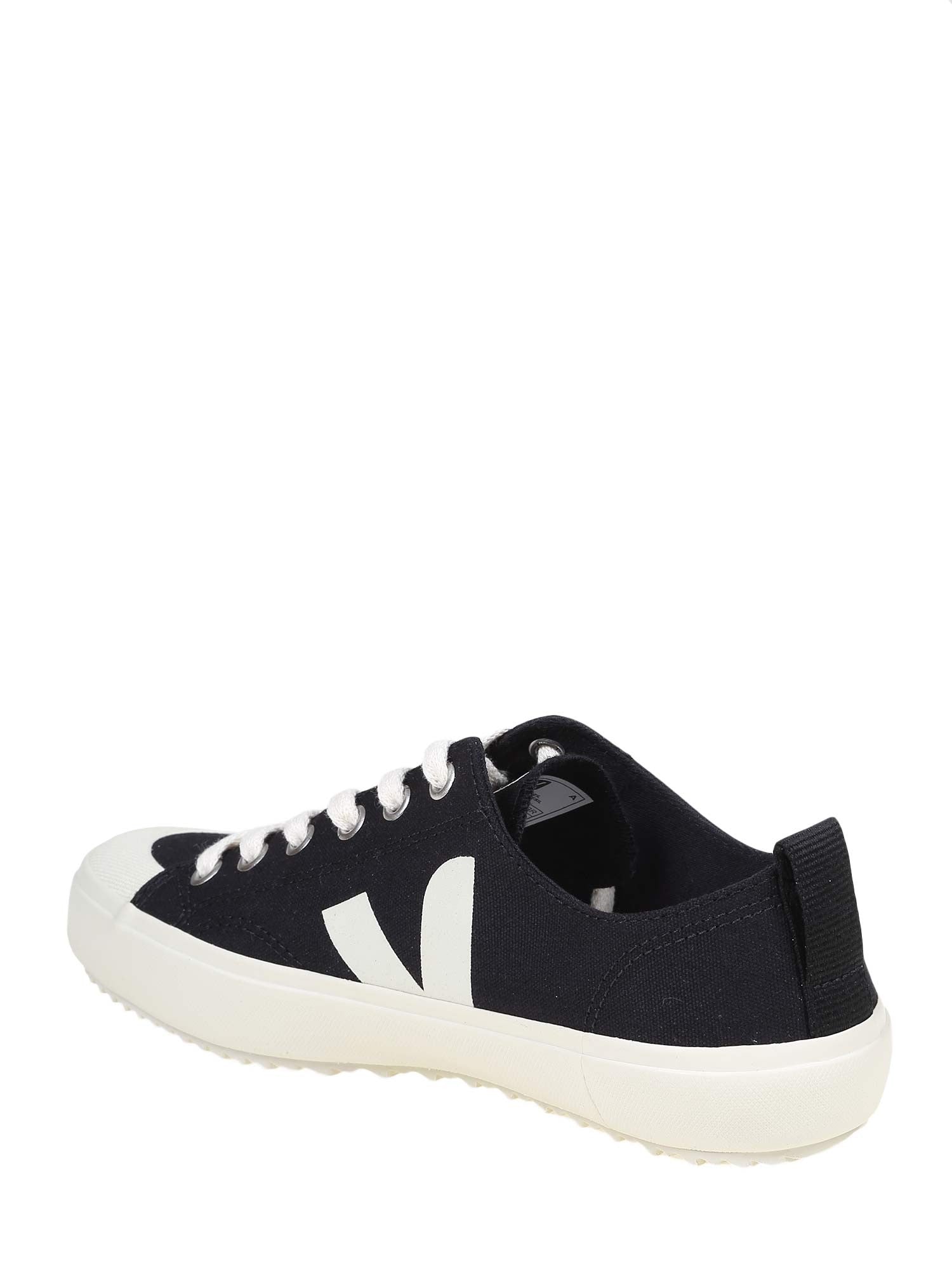 VEJA SNEAKERS NOVA IN TESSUTO NERO