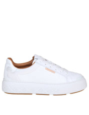 TORY BURCH SNEAKER LADYBUG IN PELLE COLORE BIANCO