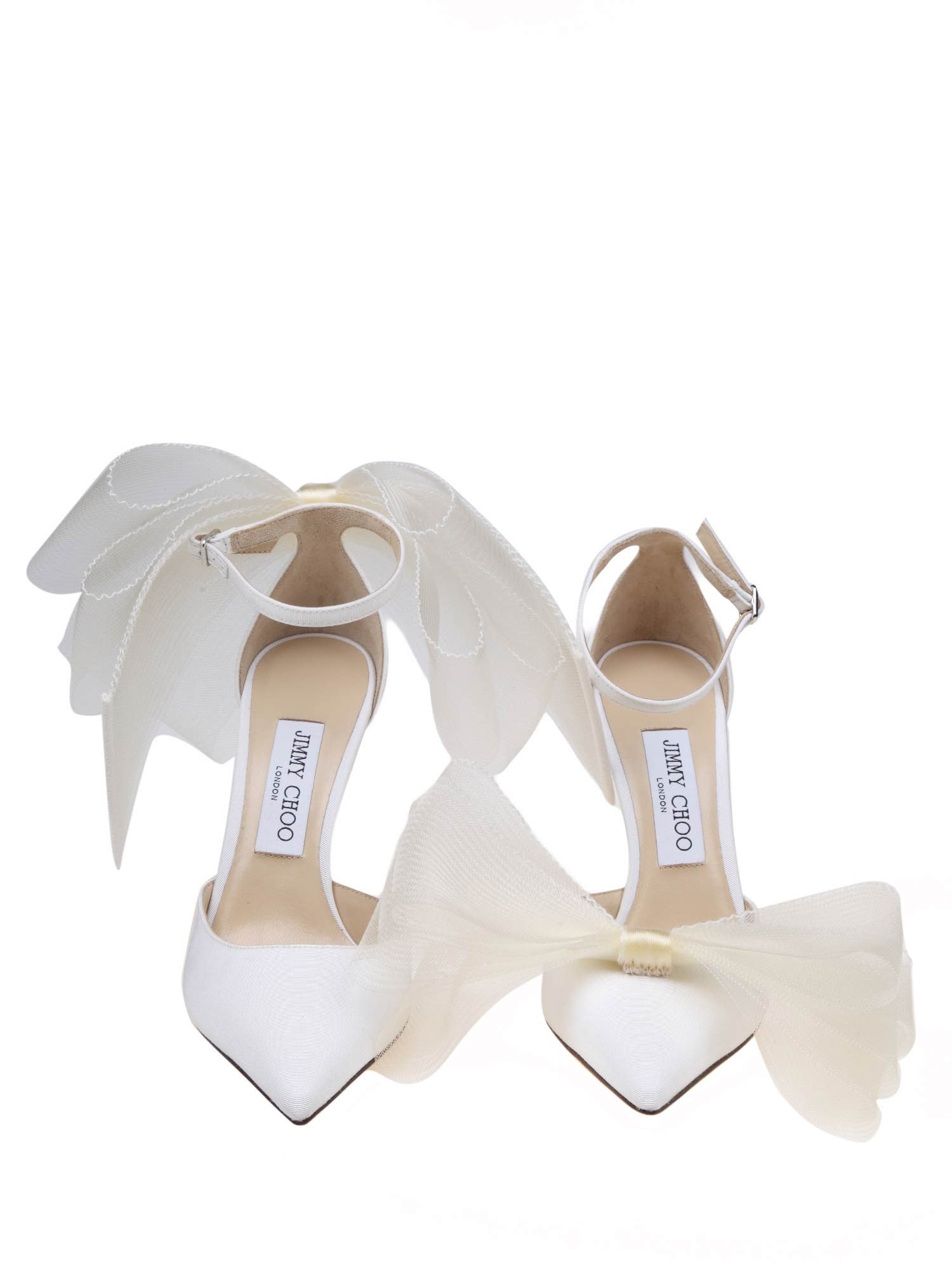 JIMMY CHOO PUMP AVERLY IN FABRIC WITH BOW