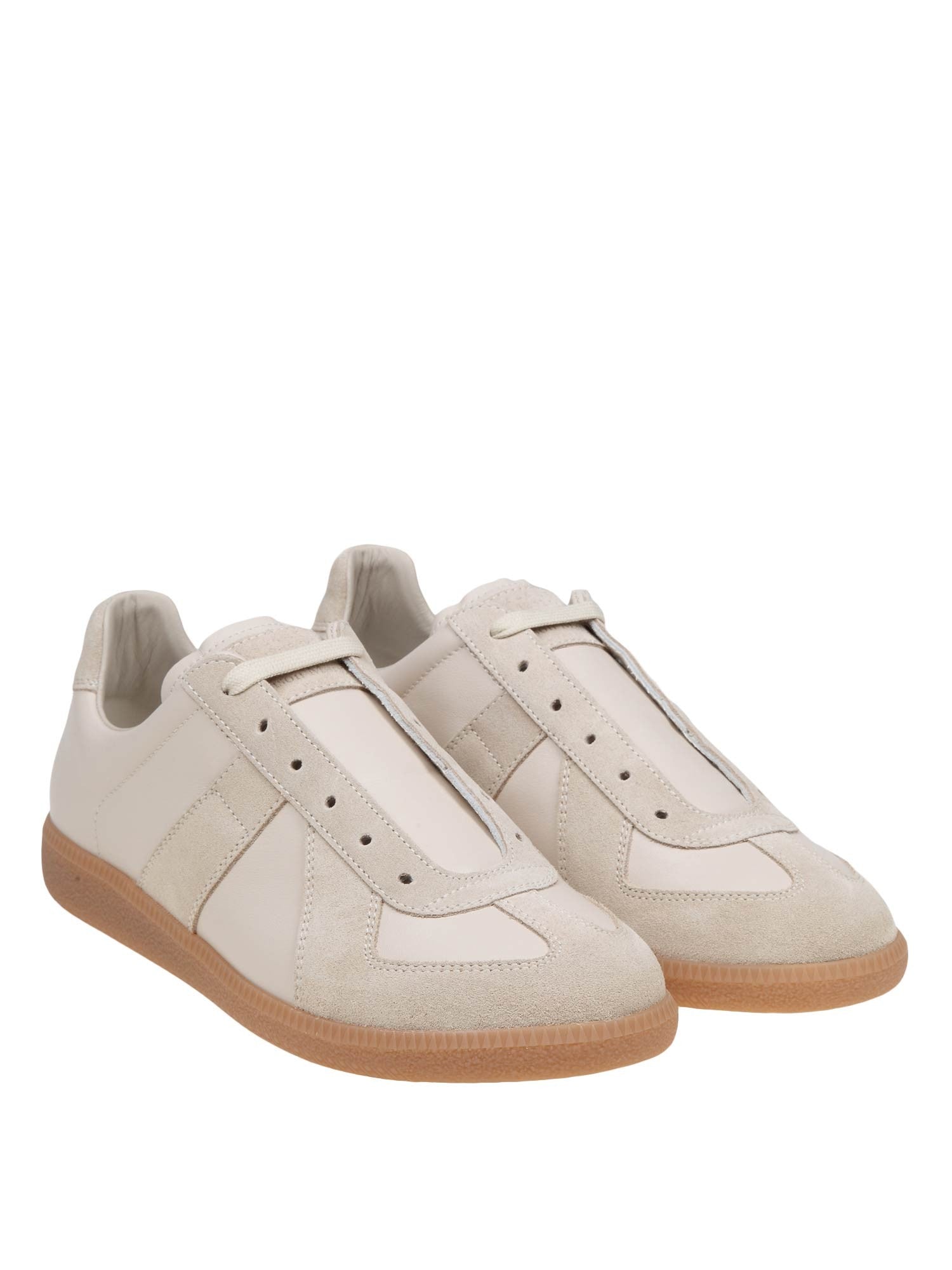 MAISON MARGIELA SNEAKERS REPLICA IN PELLE E CAMOSCIO