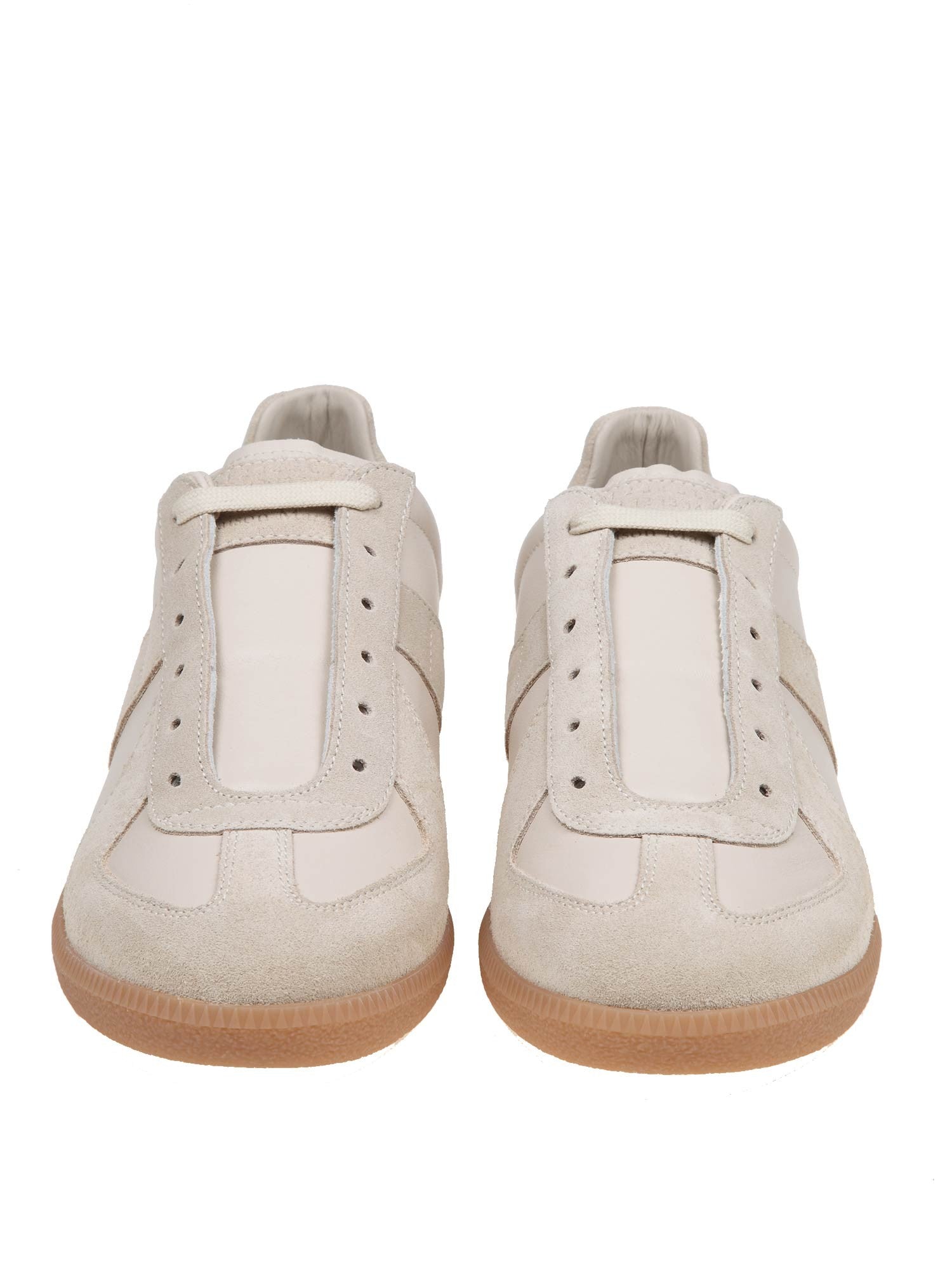 MAISON MARGIELA SNEAKERS REPLICA IN PELLE E CAMOSCIO