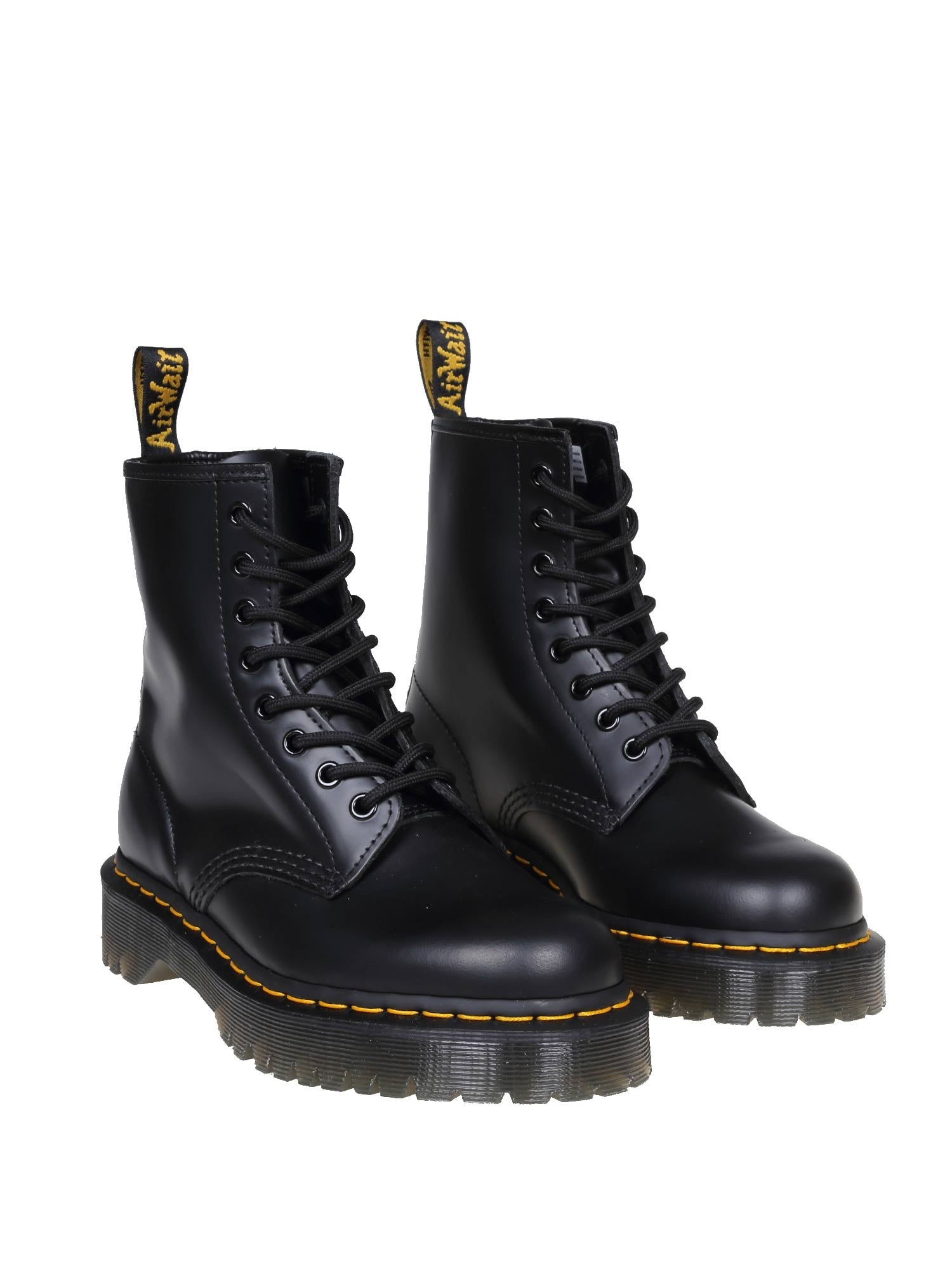DR.MARTENS SMOOTH ANFIBIO 1460 IN BLACK LEATHER