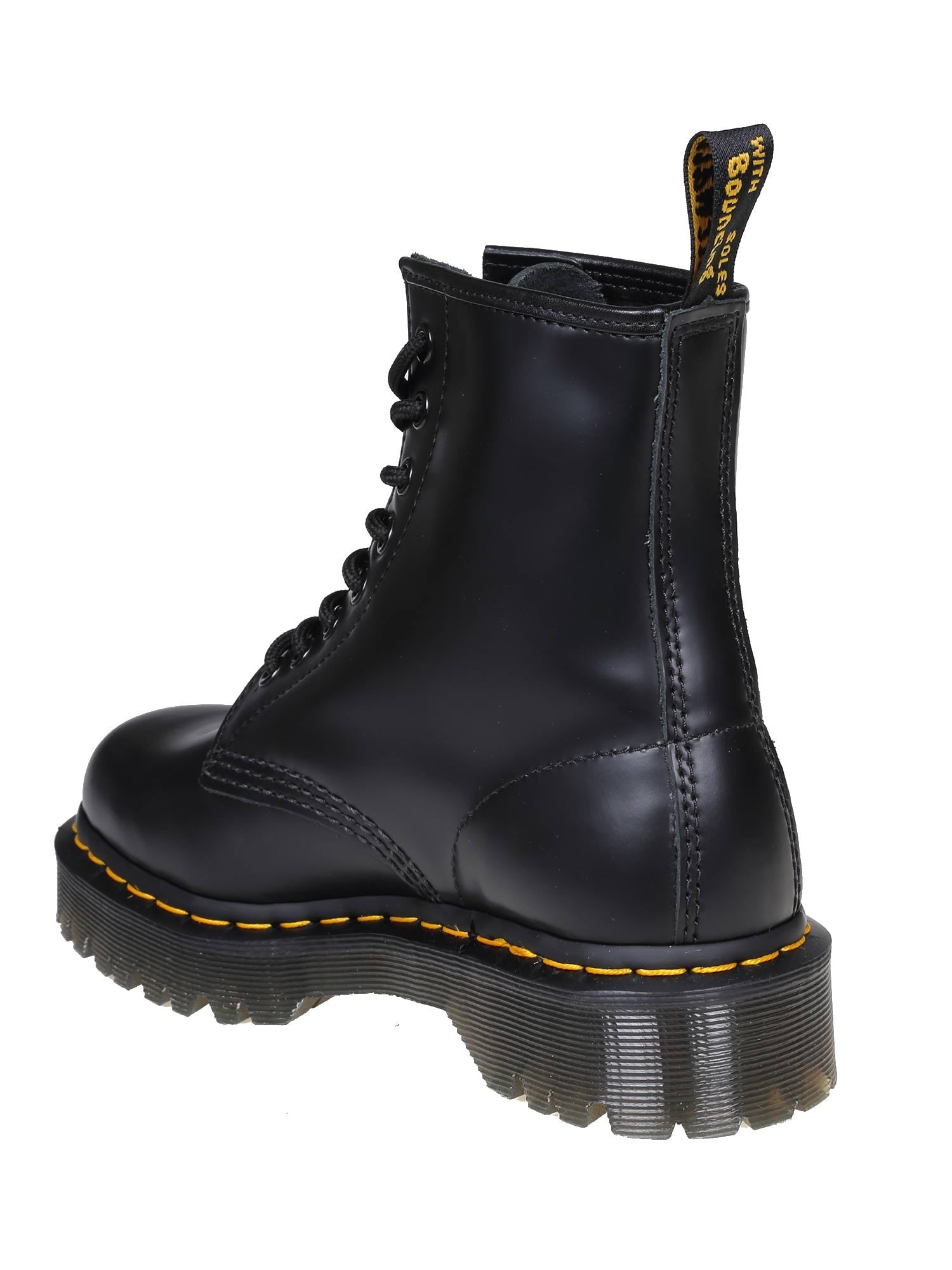 DR.MARTENS SMOOTH ANFIBIO 1460 IN BLACK LEATHER
