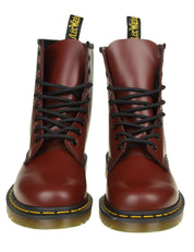 DR.MARTENS 1460 SMOOTH LEATHER BOOT IN CHERRY RED COLOR