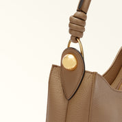 FURLA BORSA A SPALLA SFERA S IN PELLE COLORE DESERTO