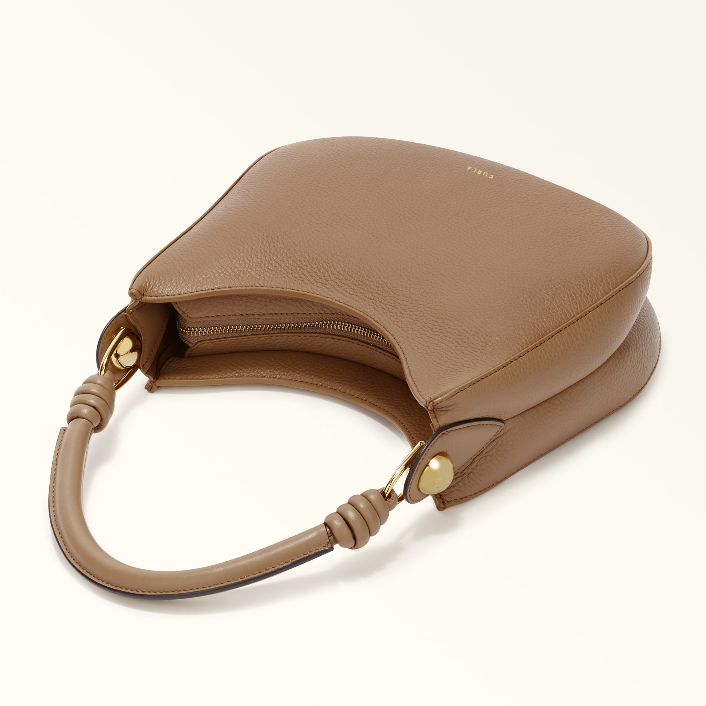 FURLA BORSA A SPALLA SFERA S IN PELLE COLORE DESERTO