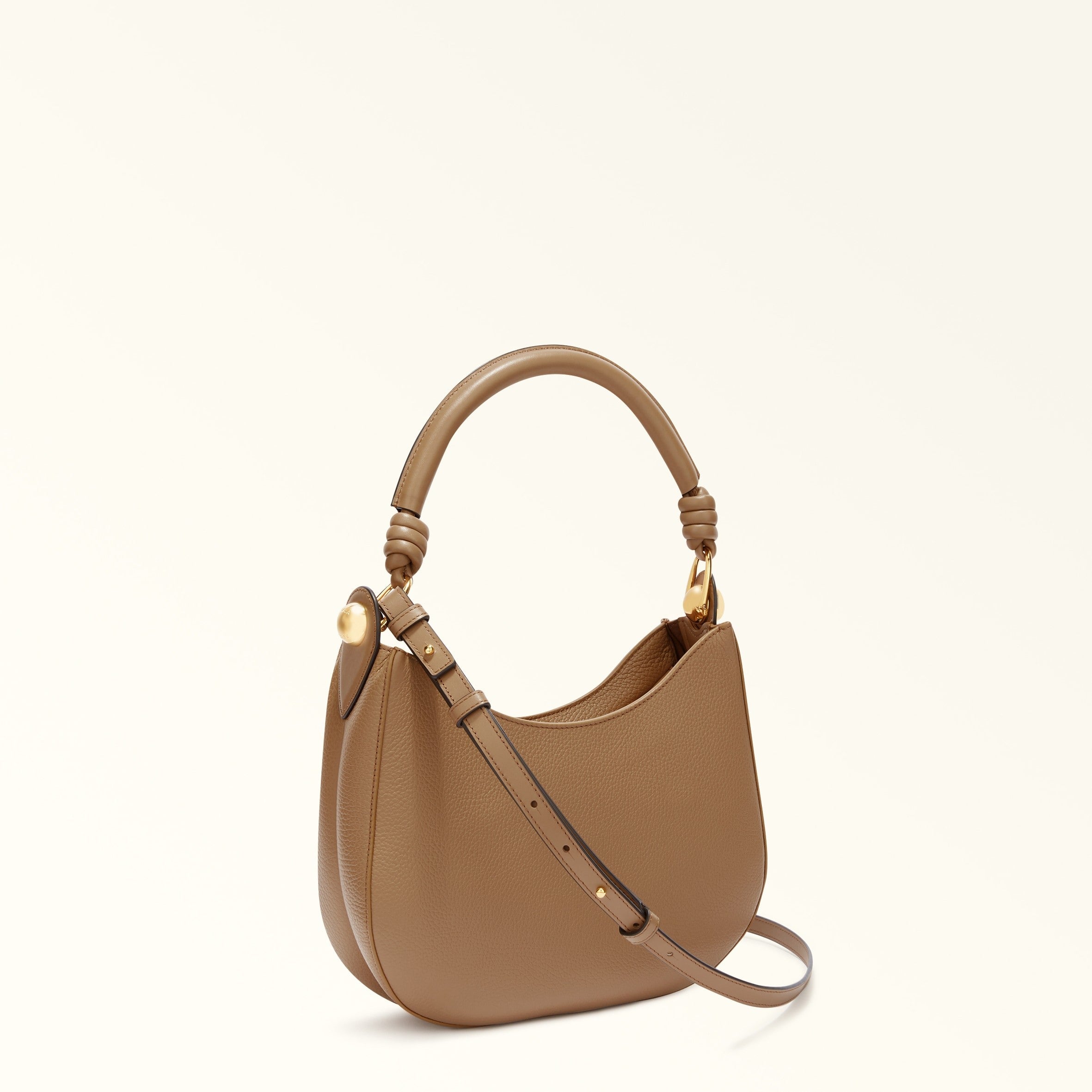 FURLA BORSA A SPALLA SFERA S IN PELLE COLORE DESERTO