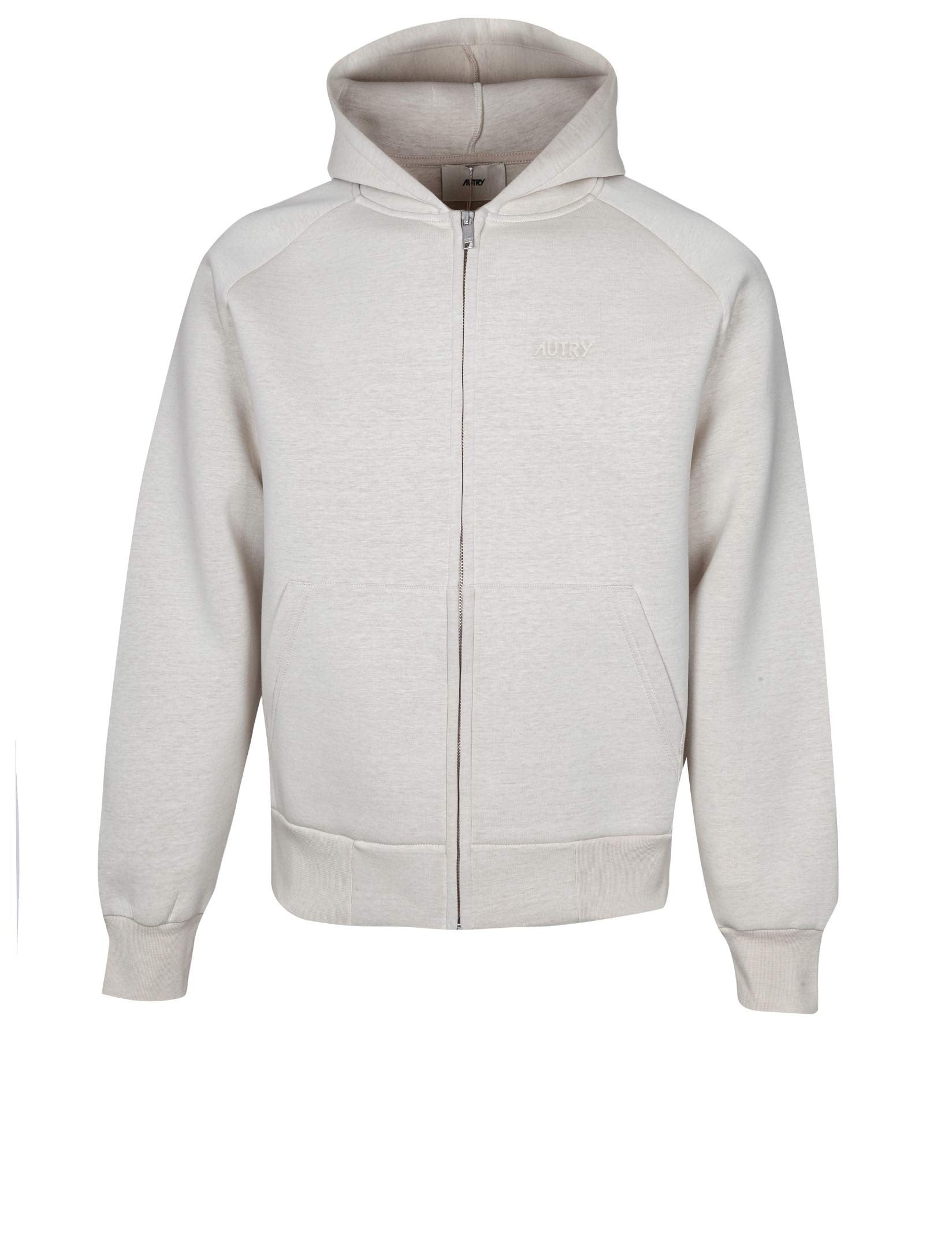 AUTRY UNISEX NEOPRENE SWEATSHIRT CREAM COLOR