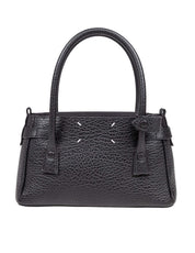 MAISON MARGIELA DRESS AGE SMALL LEATHER HANDBAG, BLACK